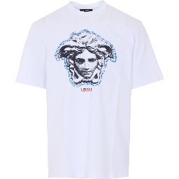 Versace T-shirts and Polos White