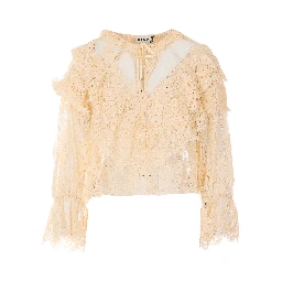 Rixo Top Beige