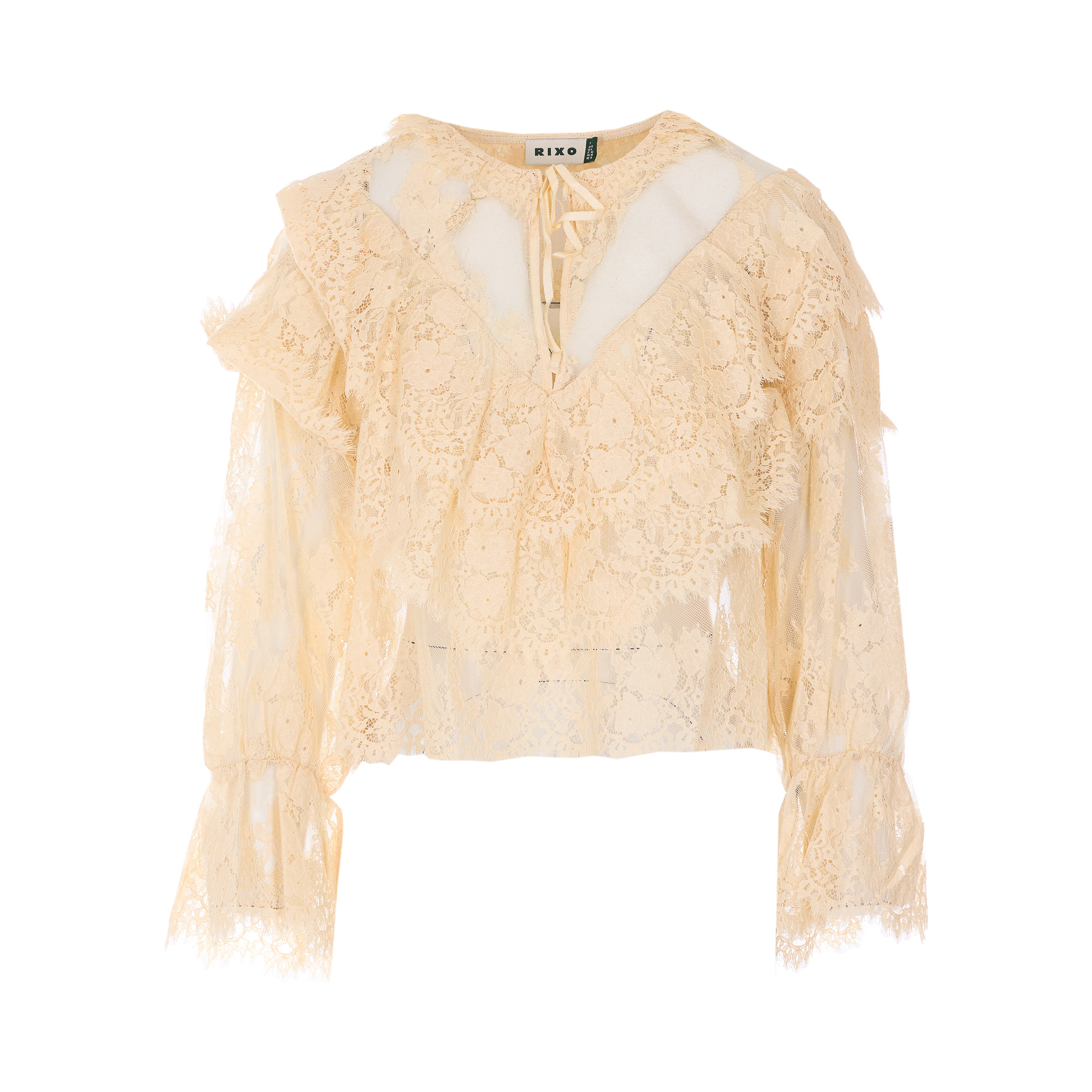 Rixo Top Beige