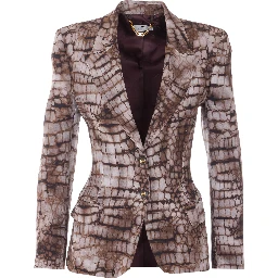 Elisabetta Franchi Jackets Brown