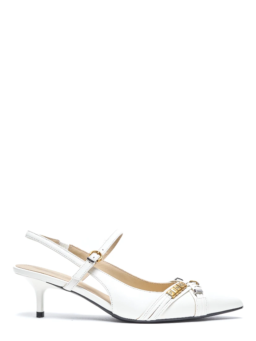 Pinko With Heel White