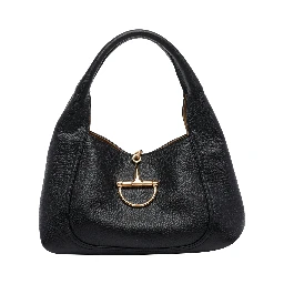 Black Horsebit shoulder bag