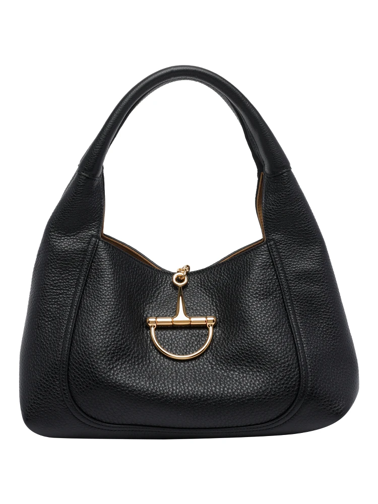 Black Horsebit shoulder bag