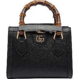 Black Gucci Diana small shopping bag