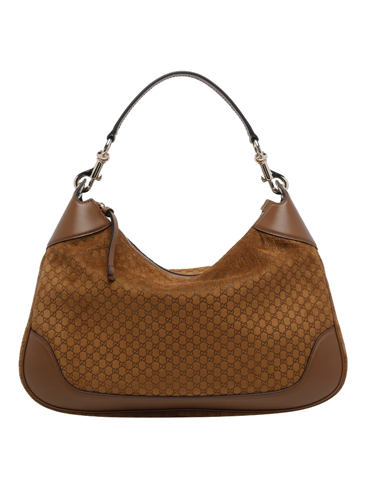 Brown Medium Gucci B shoulder bag
