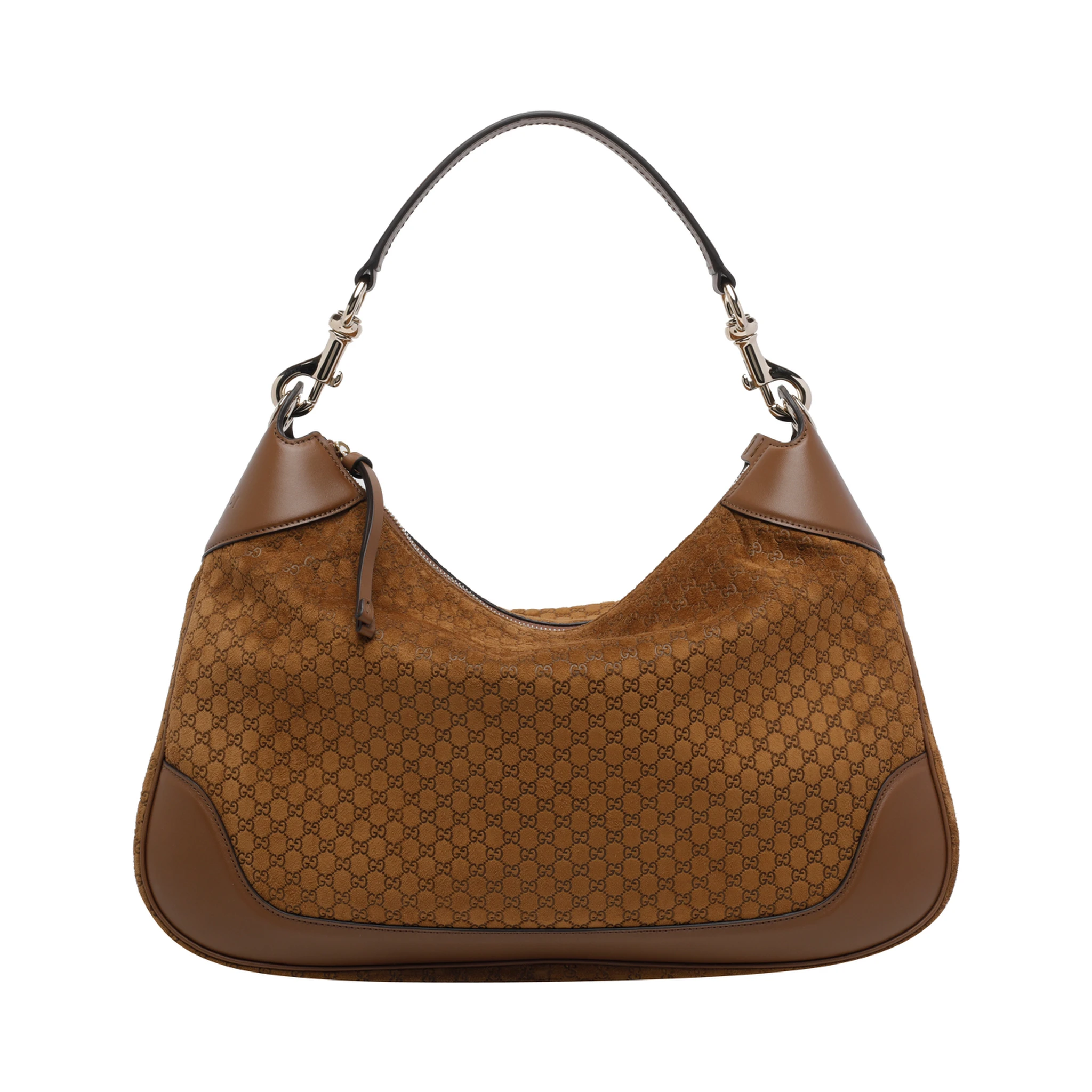 Brown Medium Gucci B shoulder bag