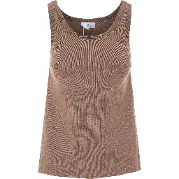 Elisabetta Franchi Top Brown