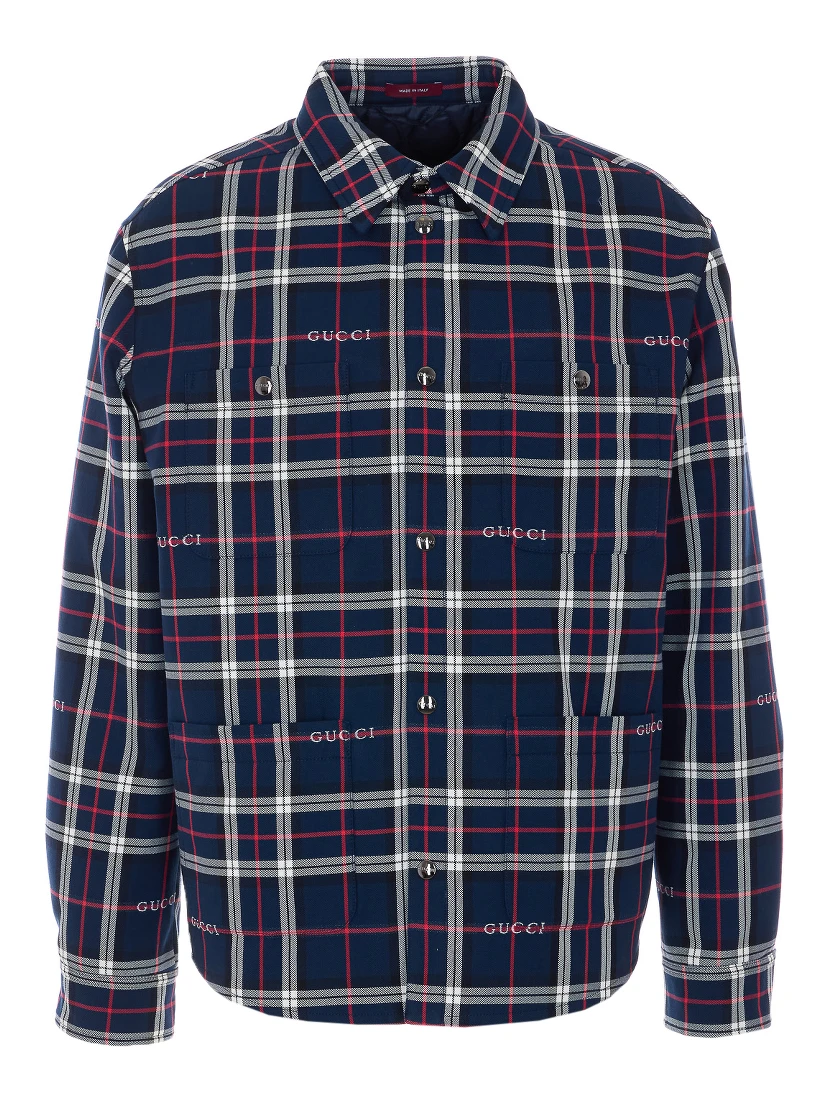 جاكيتات غوتشي زرقاء