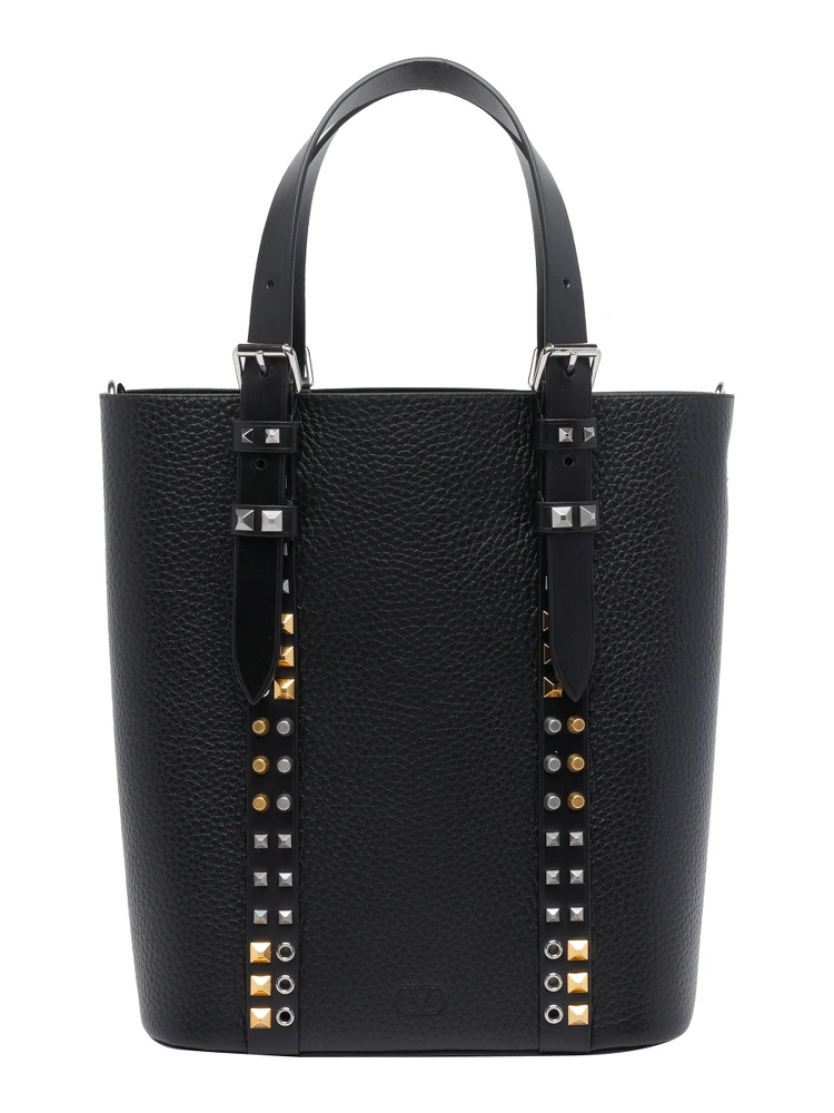 Black Rockstud tote bag