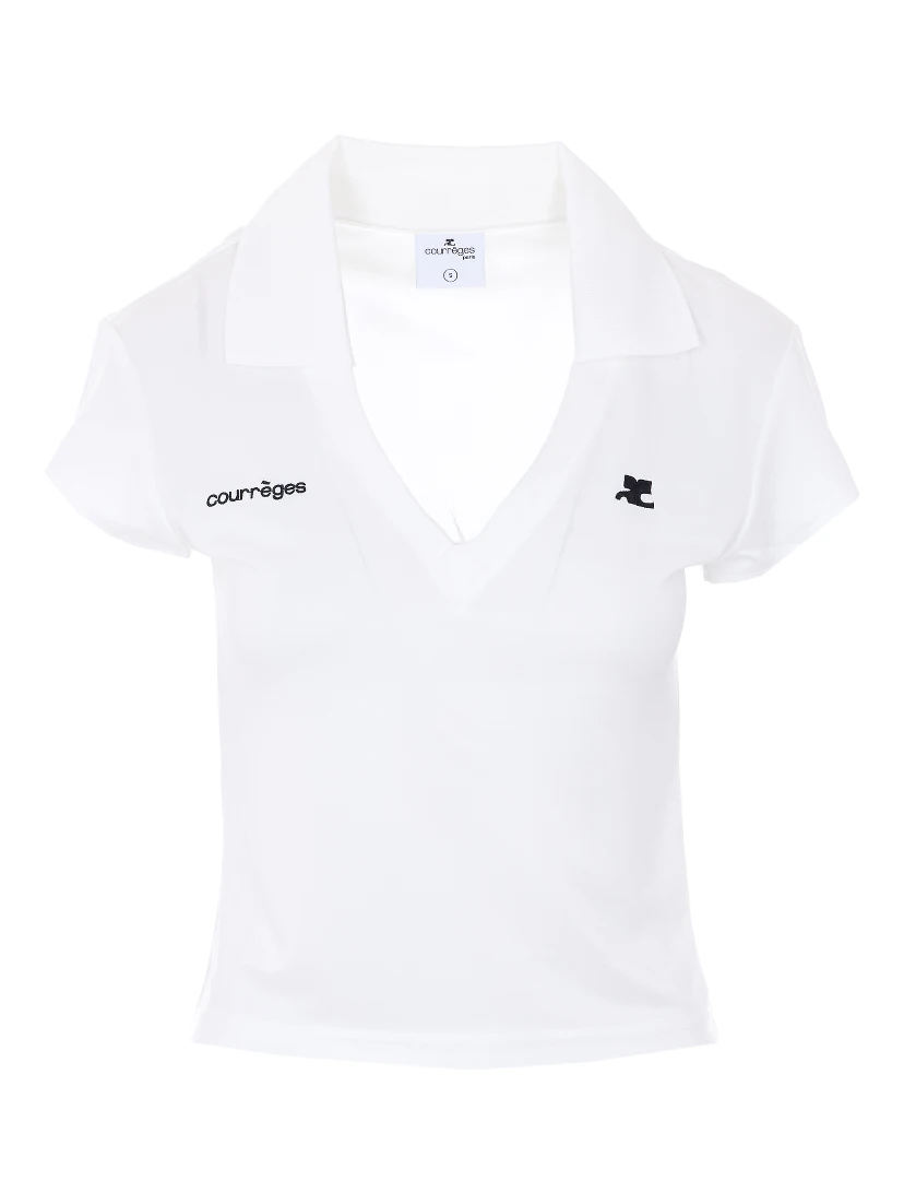 Courreges T-shirts and Polos White