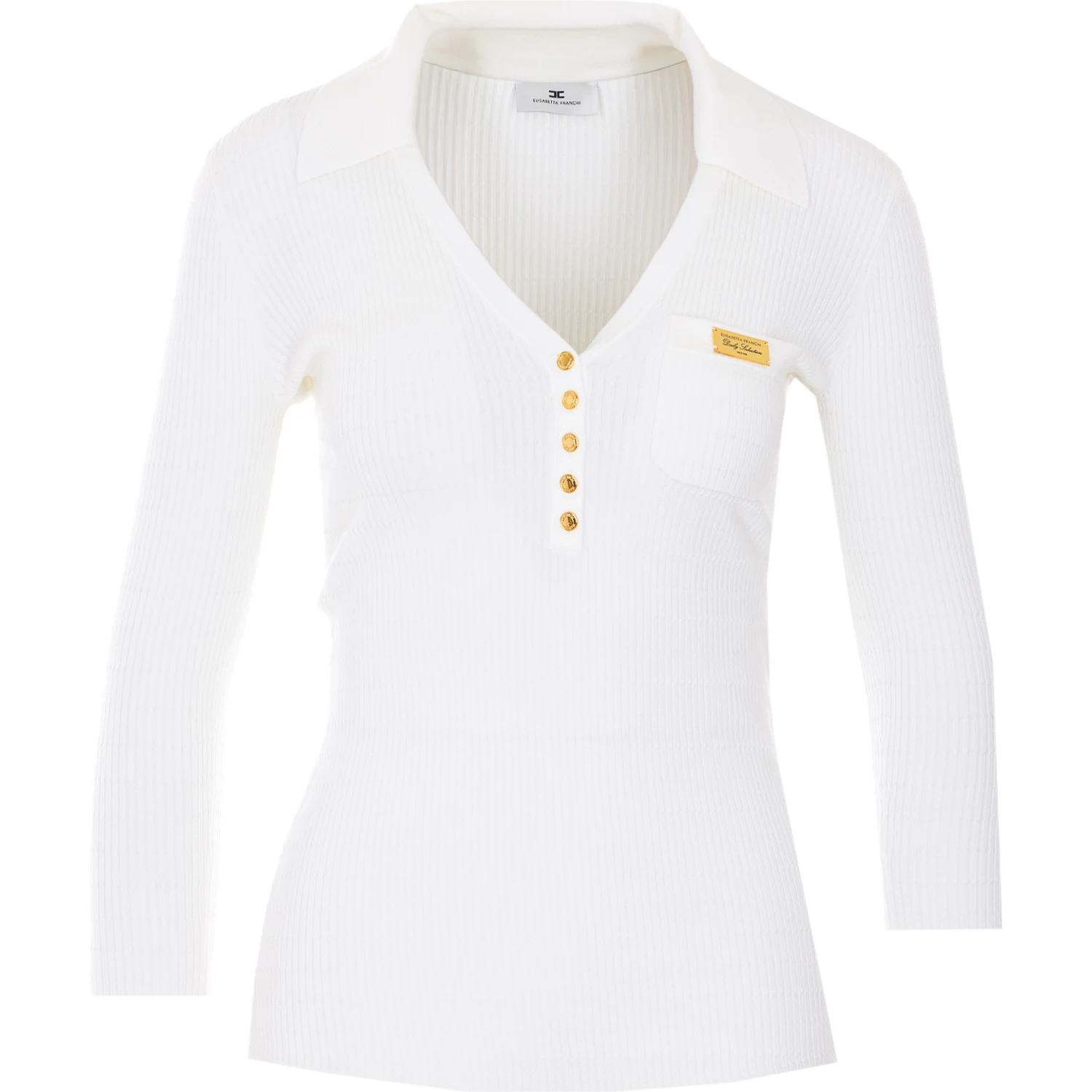Elisabetta Franchi Sweaters White
