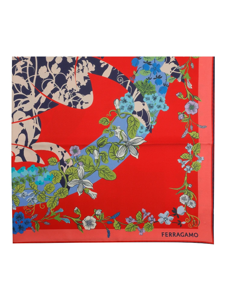 Ferragamo Scarfs Red