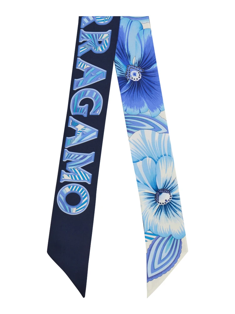 Ferragamo Scarfs Blue