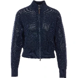 كنزة برونيلو كوتشينيللي باللون الأزرق