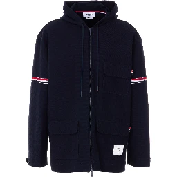 Thom Browne Coats Blue