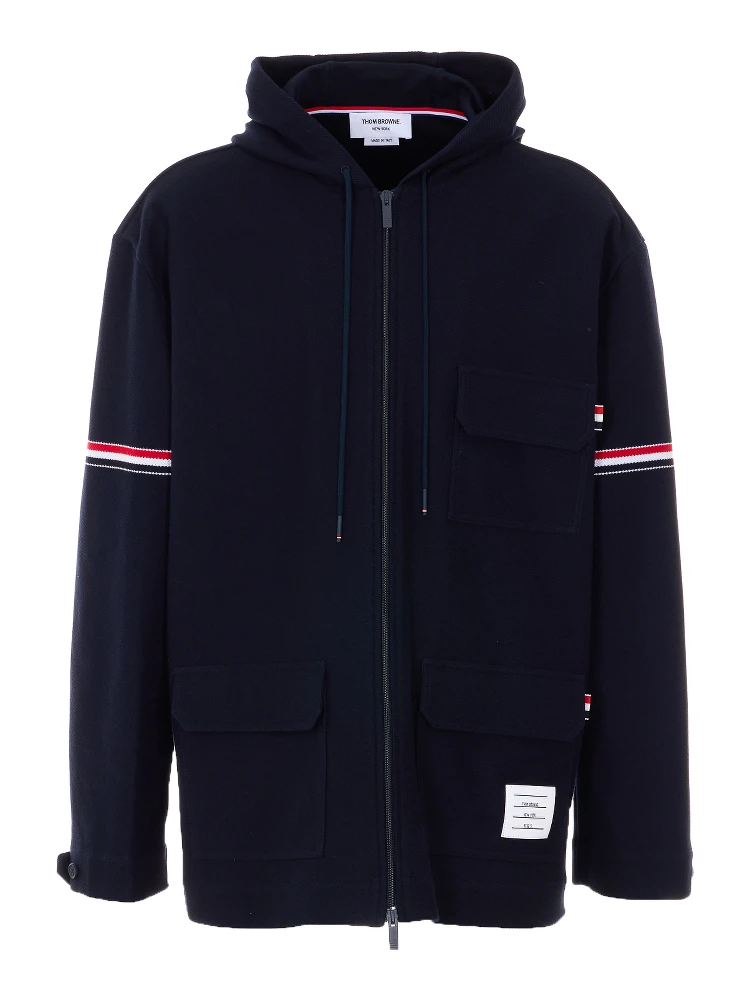 Thom Browne Coats Blue