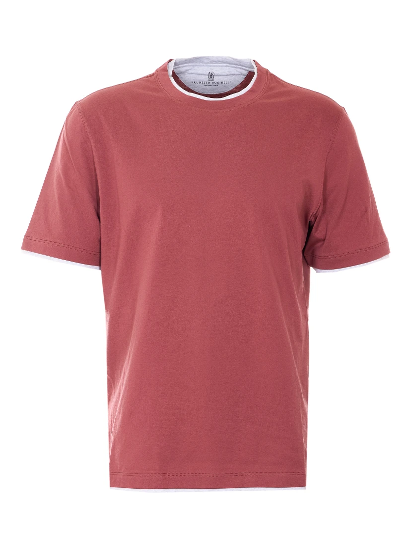 Brunello Cucinelli T-shirts and Polos Red