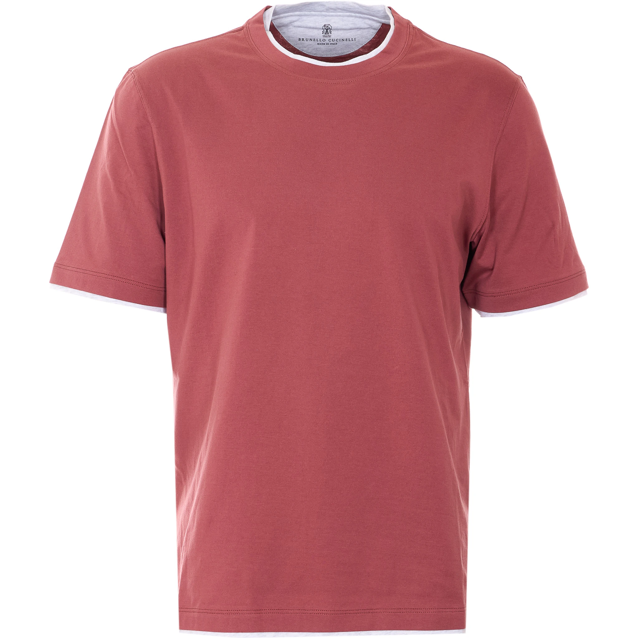 Brunello Cucinelli T-shirts and Polos Red