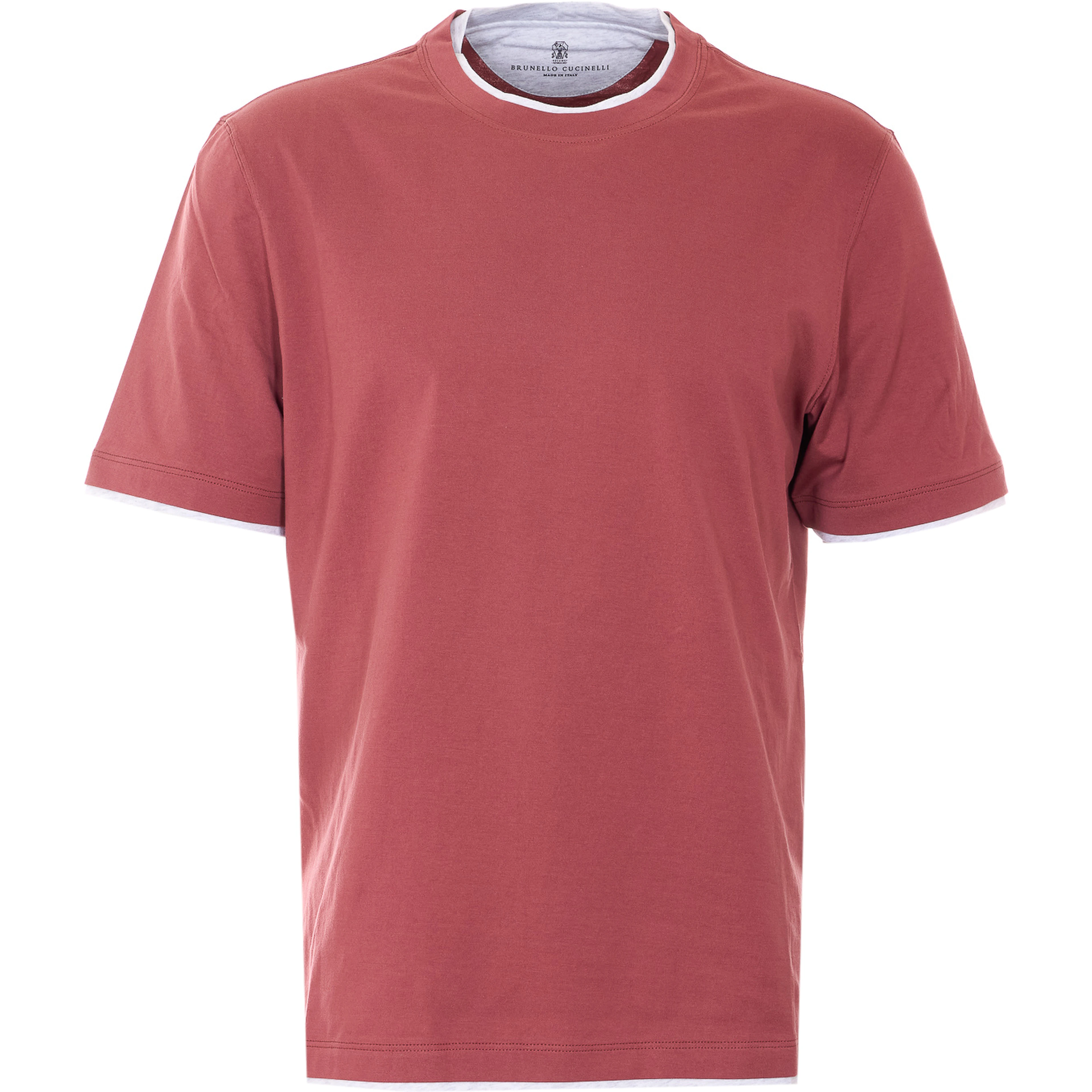 Brunello Cucinelli T-shirts and Polos Red