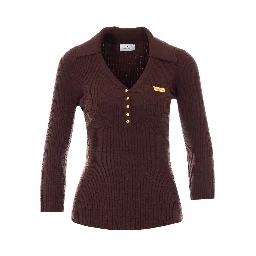 Elisabetta Franchi Sweaters Brown