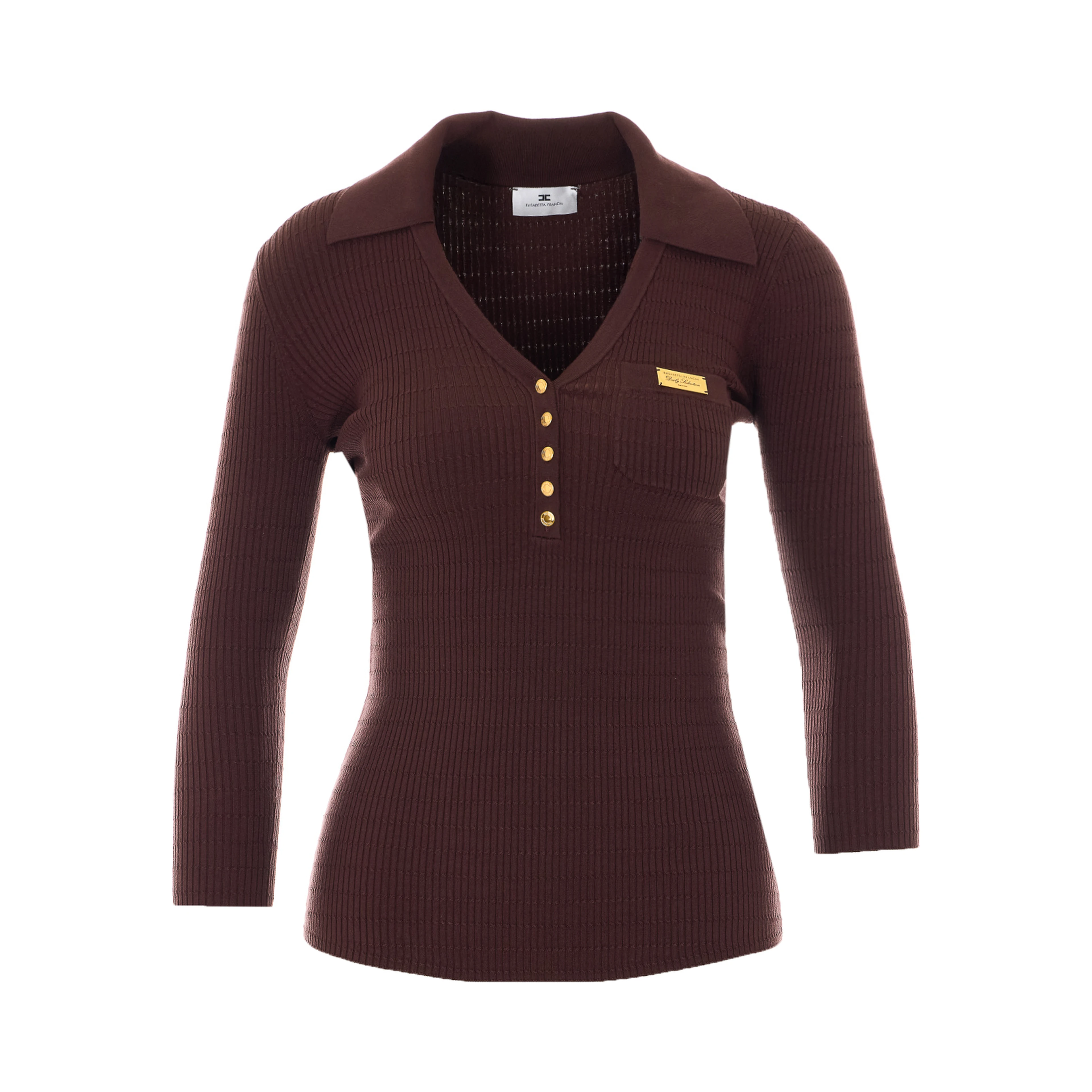 Elisabetta Franchi Sweaters Brown