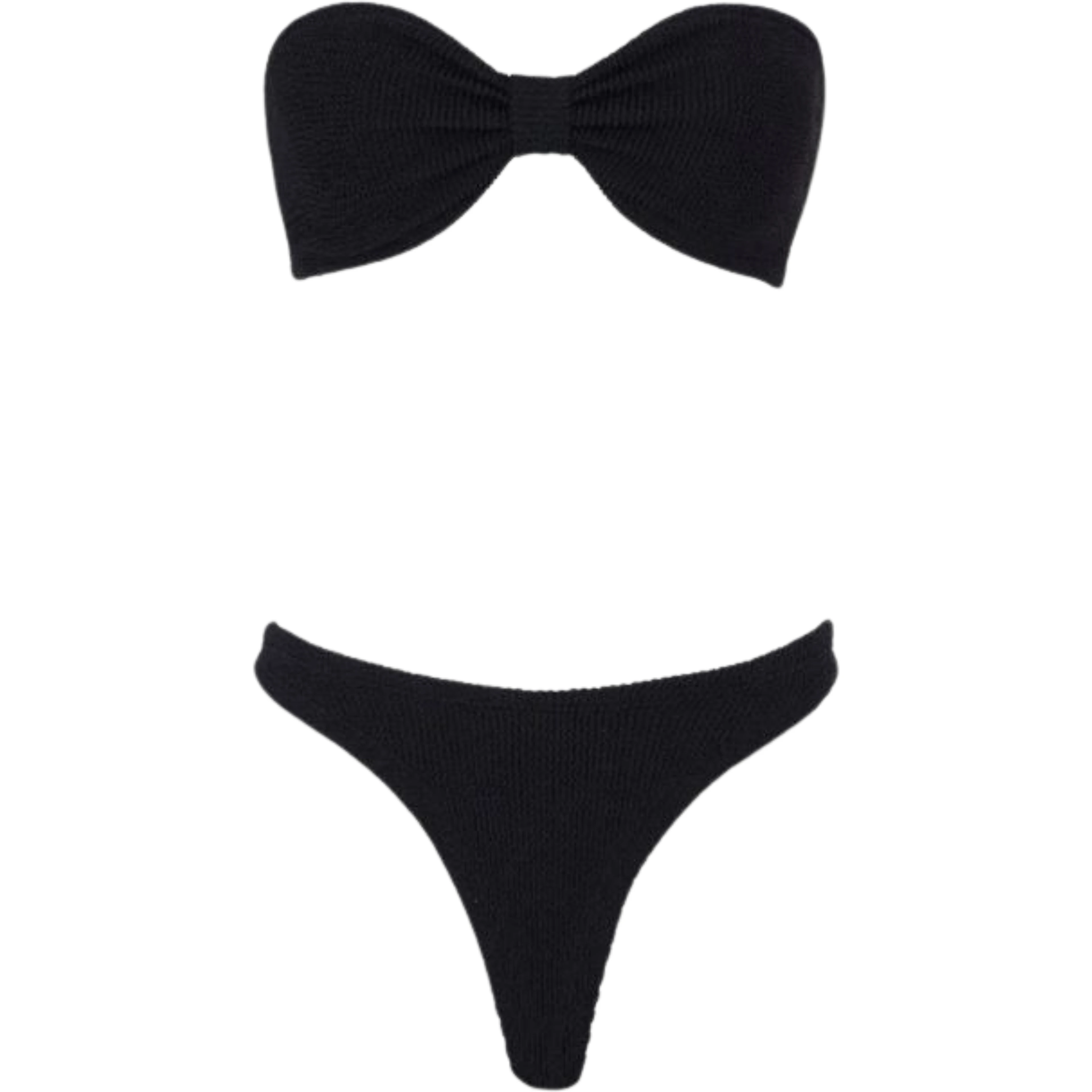 HUNZA G LONDON Sea clothing Black