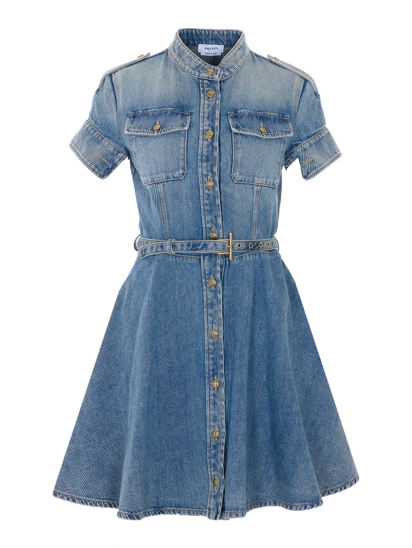 Alexander McQueen Dresses Blue