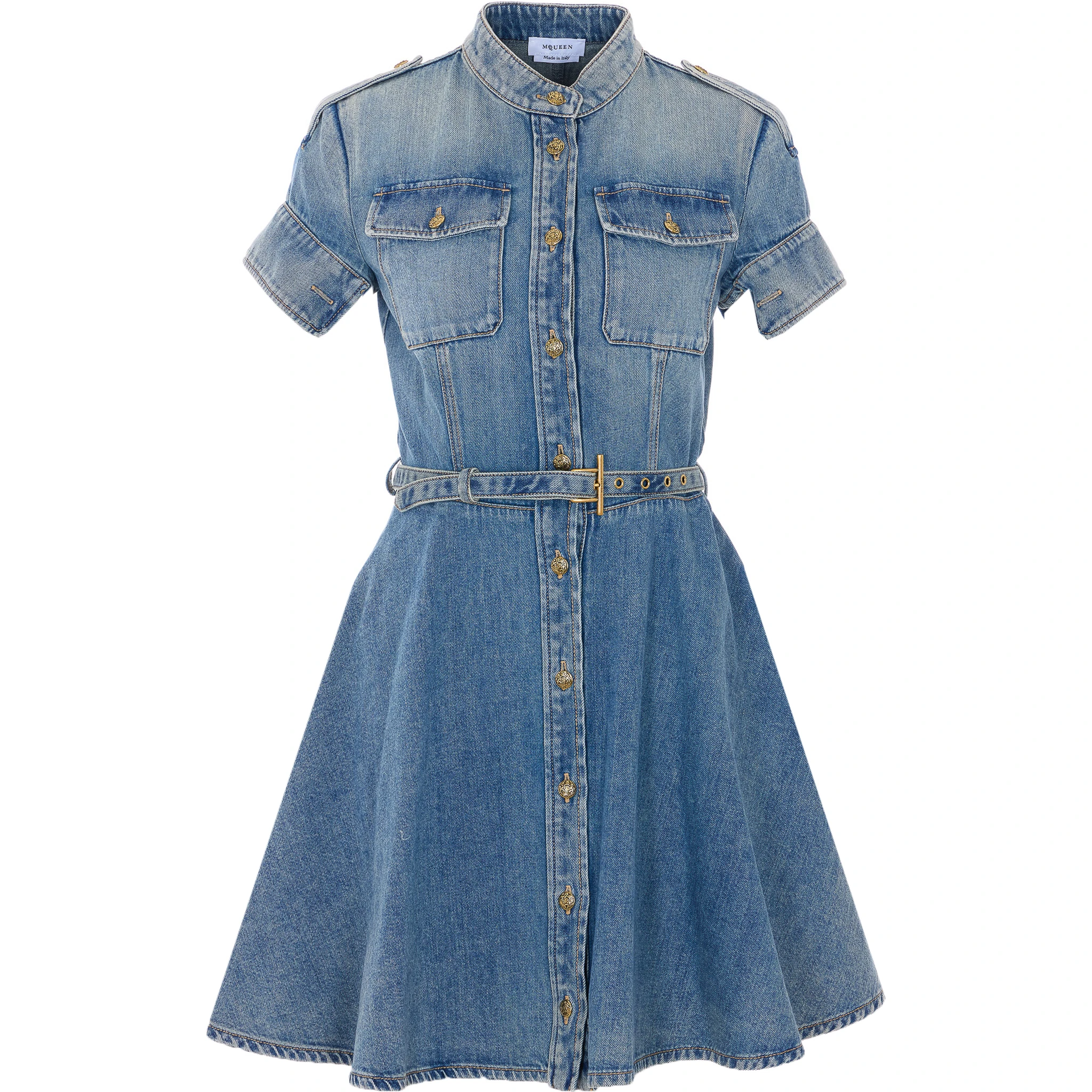 Alexander McQueen Dresses Blue