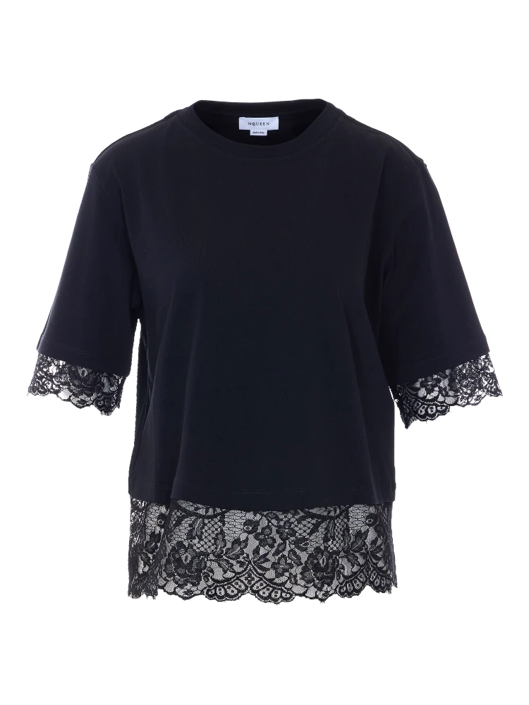 Alexander McQueen T-shirts and Polos Black