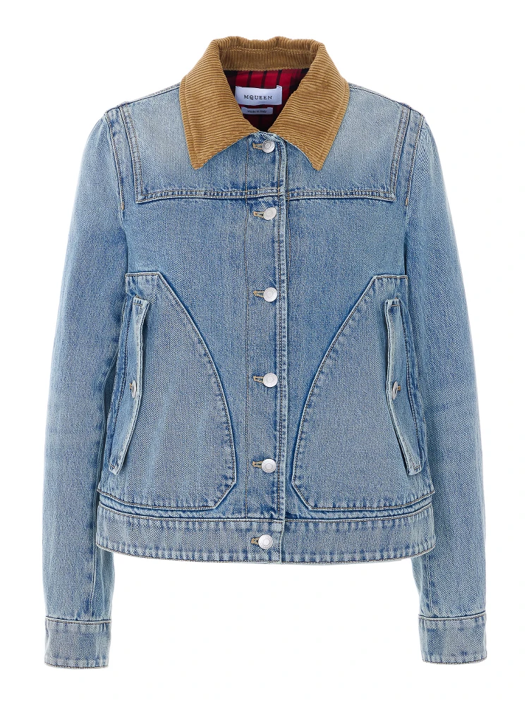 Alexander McQueen Jackets Blue
