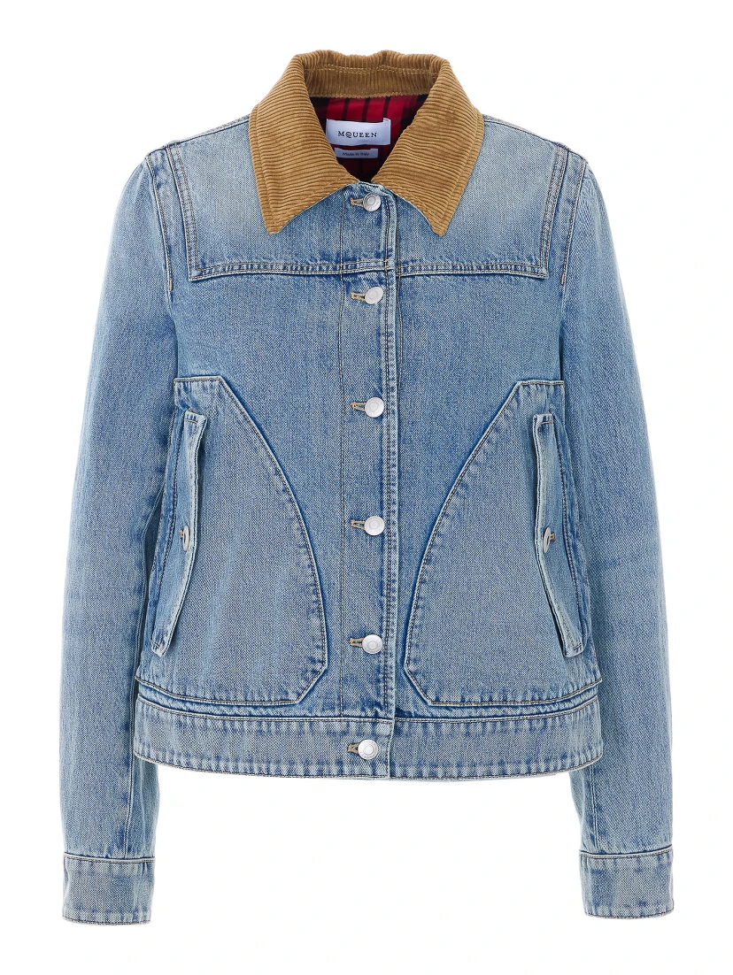 Alexander McQueen Jackets Blue