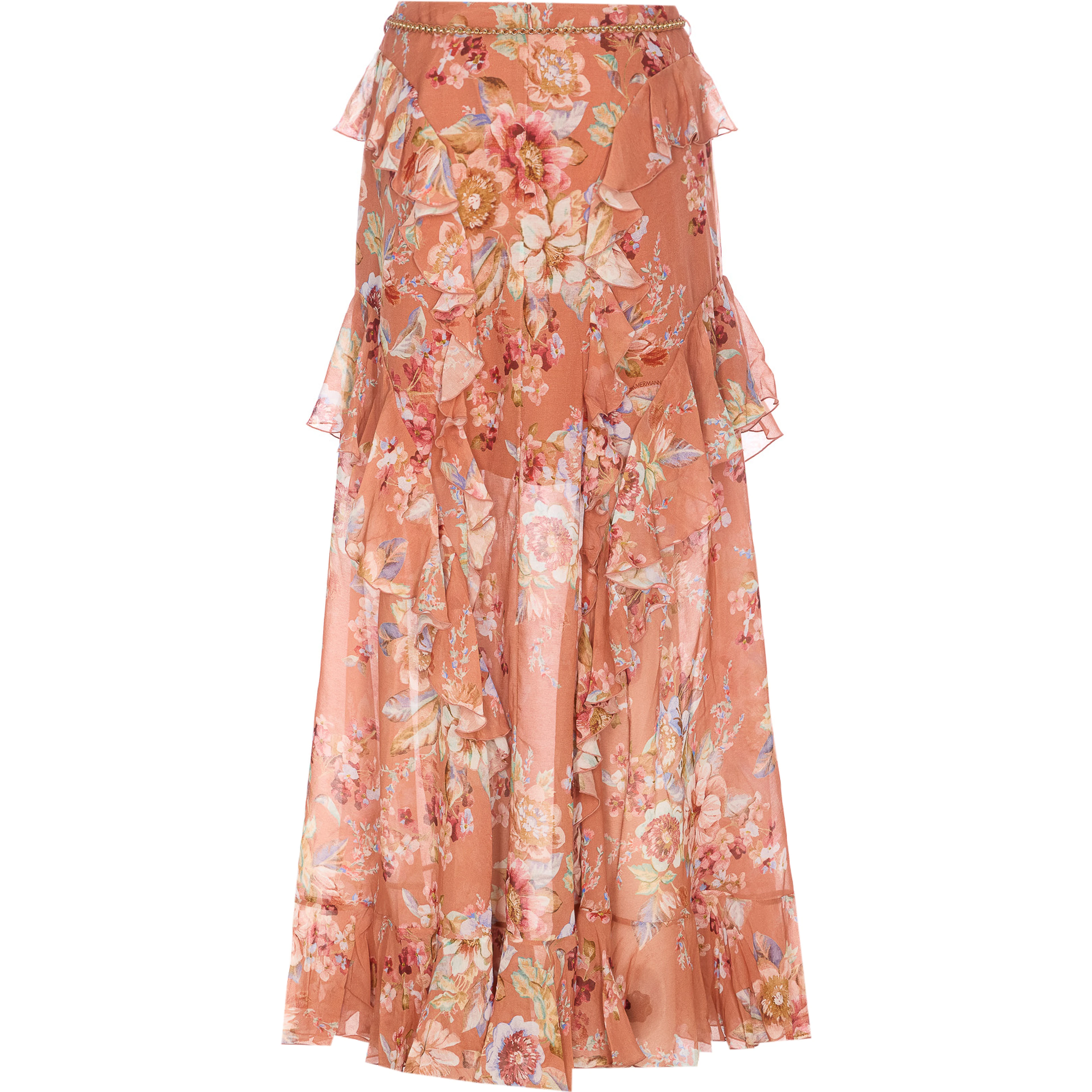 Zimmermann Skirts Orange