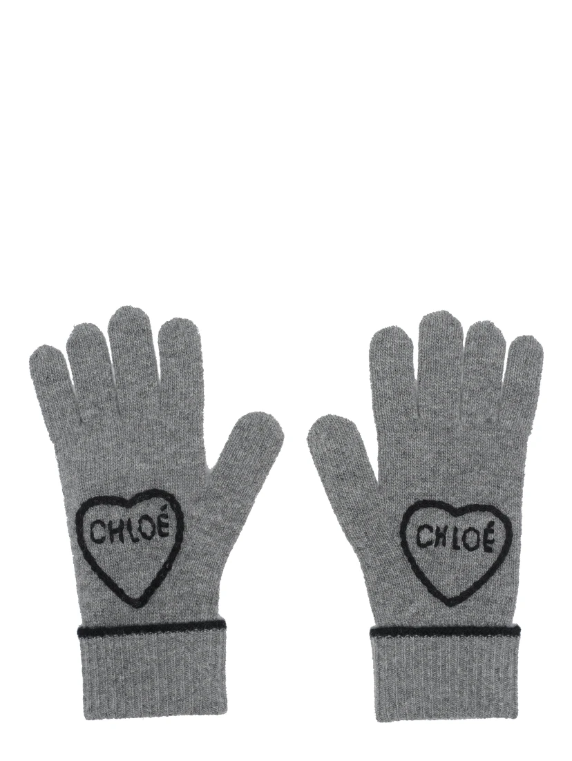 Chloè Gloves Grey