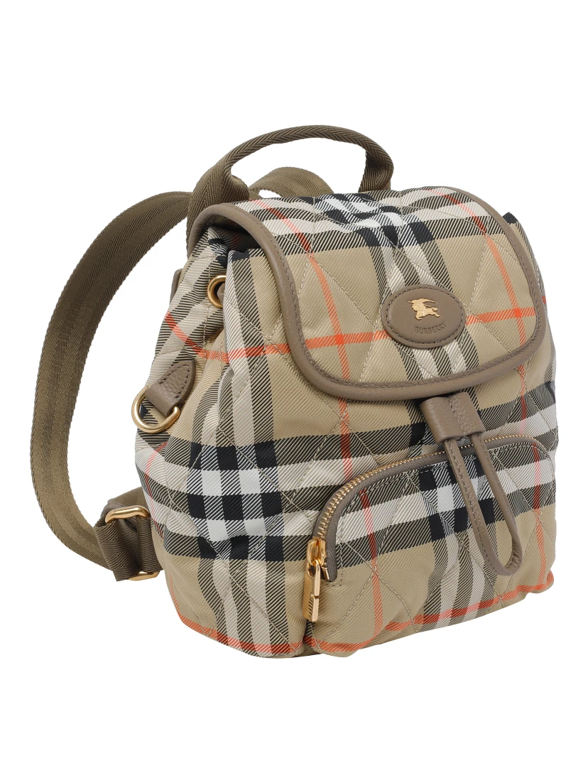 Beige Mini Horseshoe backpack