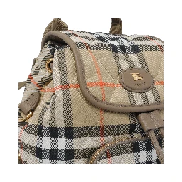 Beige Mini Horseshoe backpack