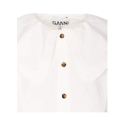 GANNI Shirts White