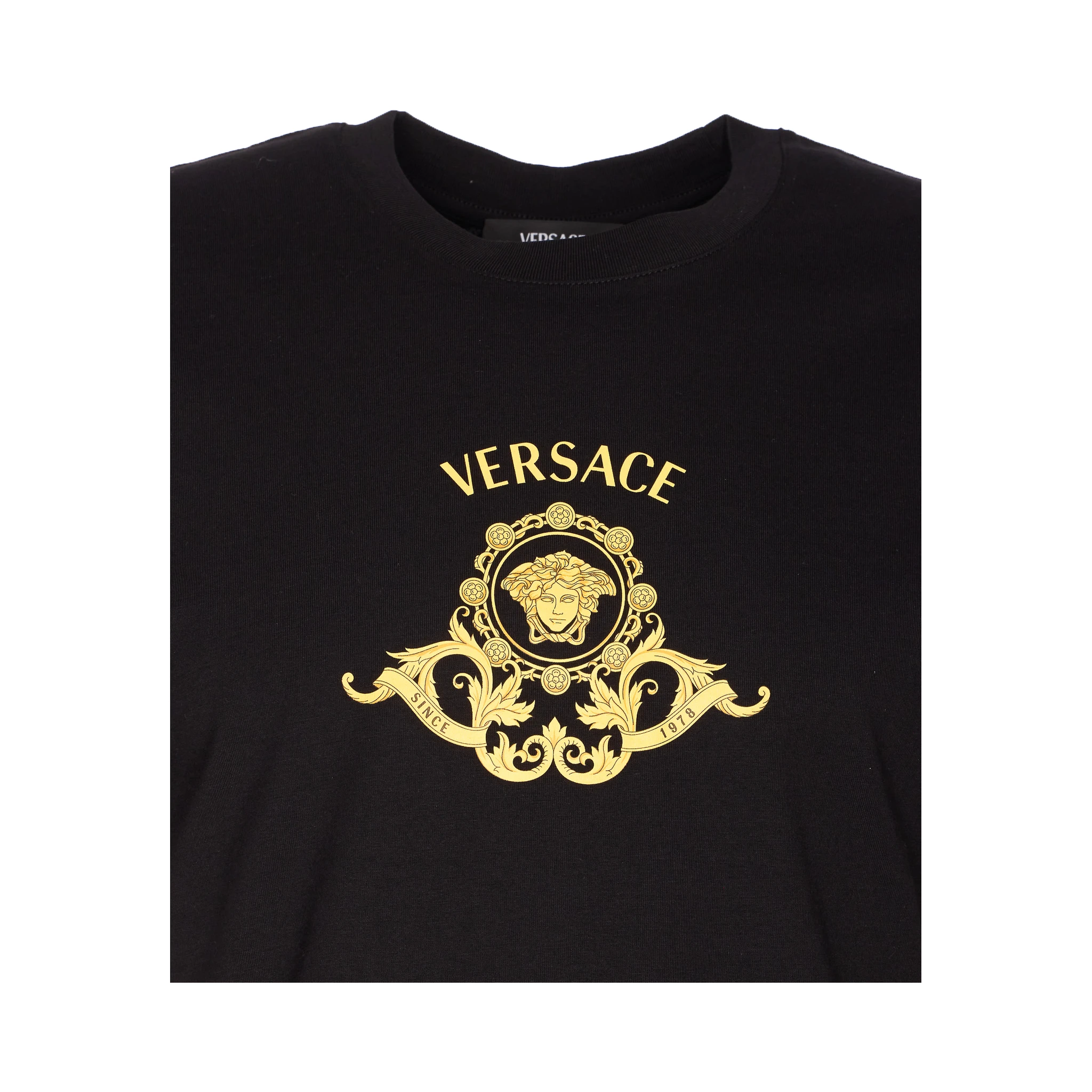Versace T-shirts and Polos Black
