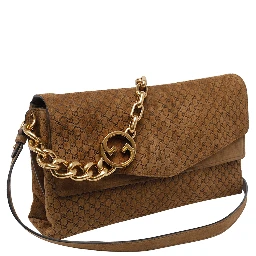 Pepper brown Big GG Chain shoulder bag