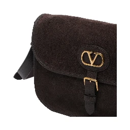 Antibes suede shoulder bag