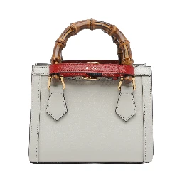 White Gucci Diana shopping bag