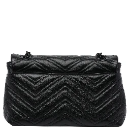 Black small GG Marmont shoulder bag