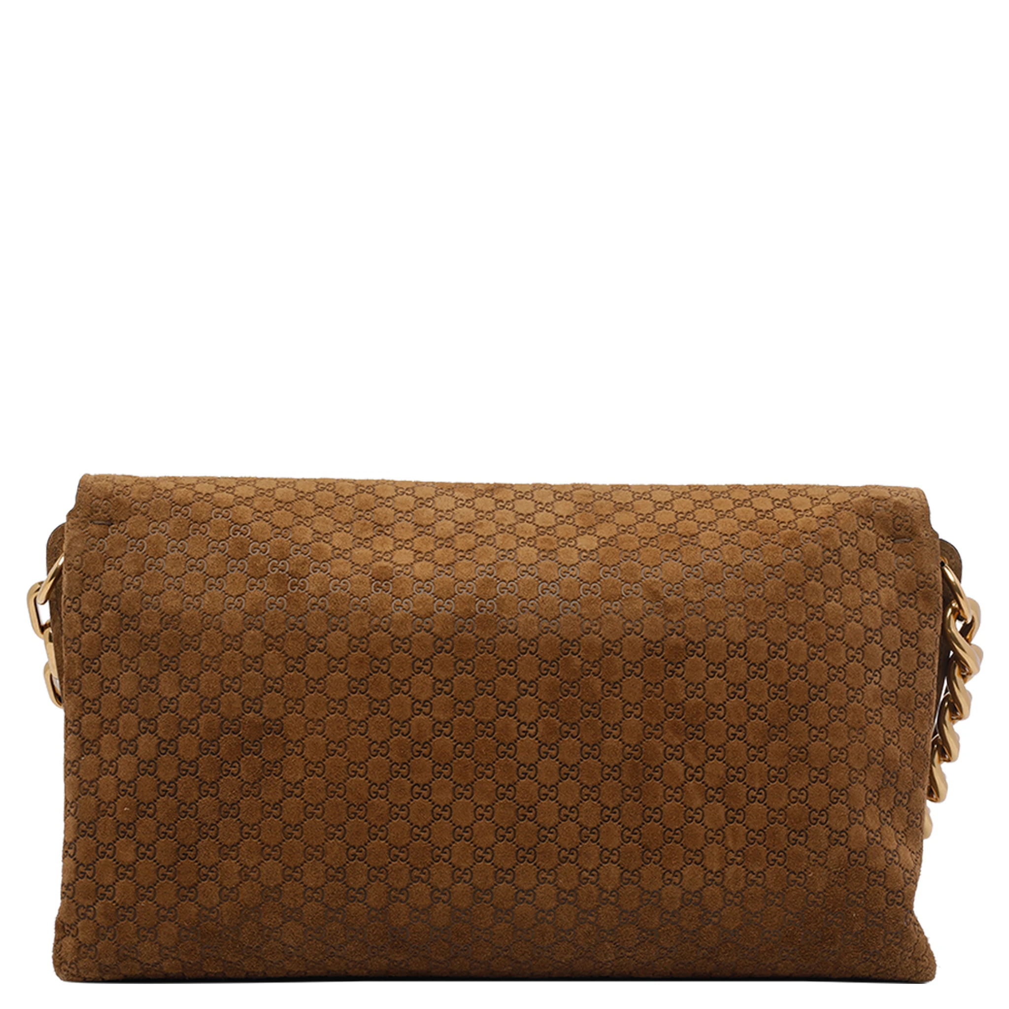 Pepper brown Big GG Chain shoulder bag