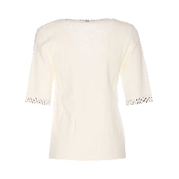 كنزات ليو جو البيضاء