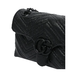Black small GG Marmont shoulder bag