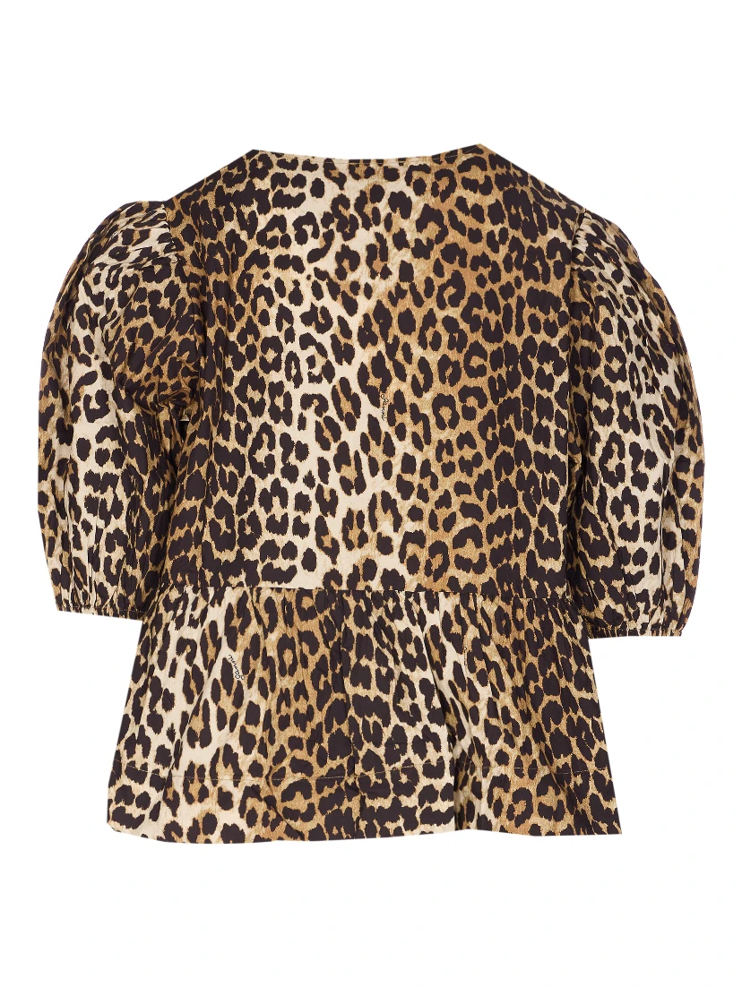 GANNI Shirts Brown