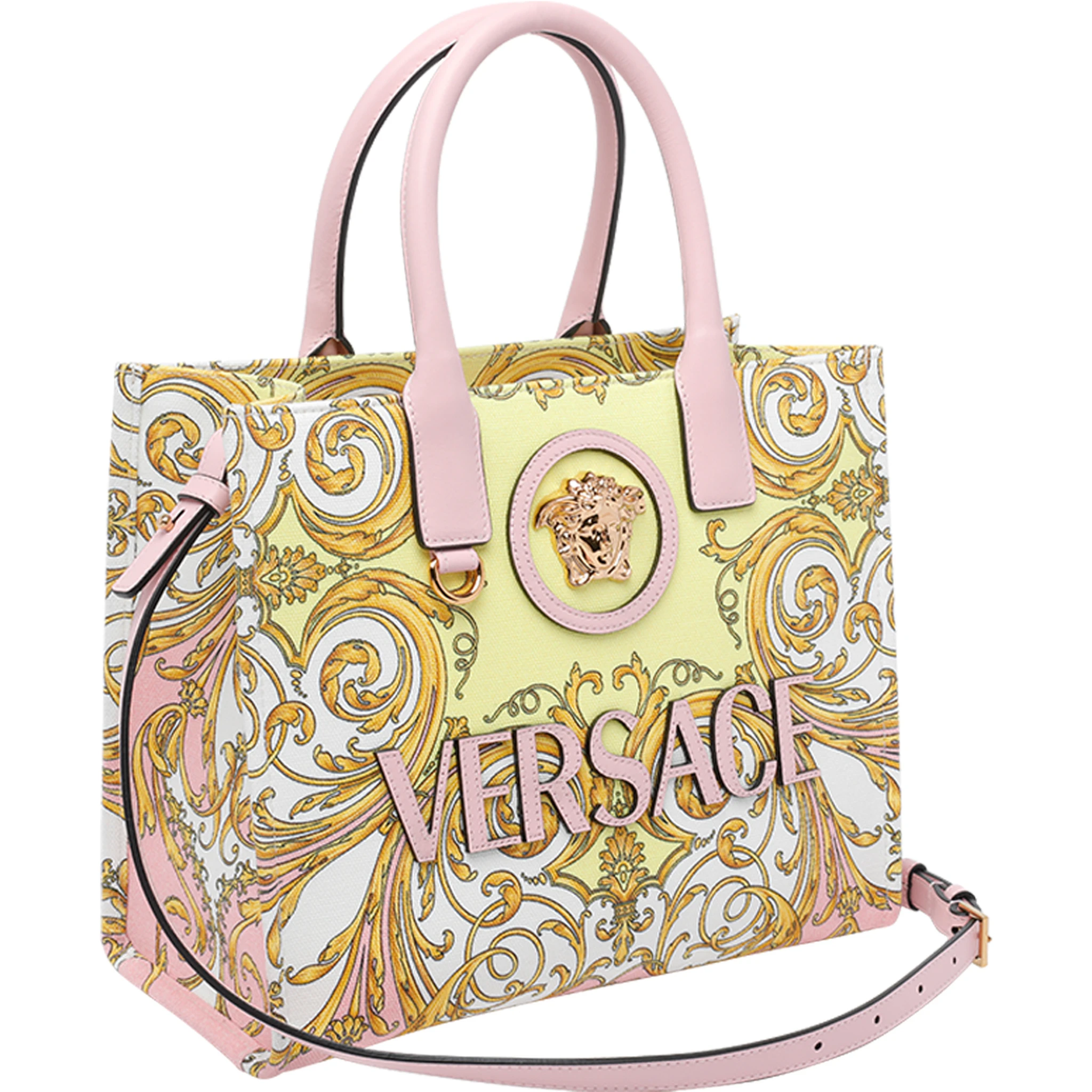 Small La Medusa Printed Tote Bag
