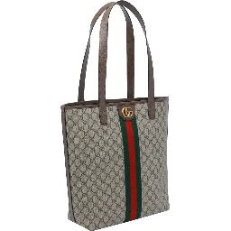 Brown Medium Ophidia shopping bag