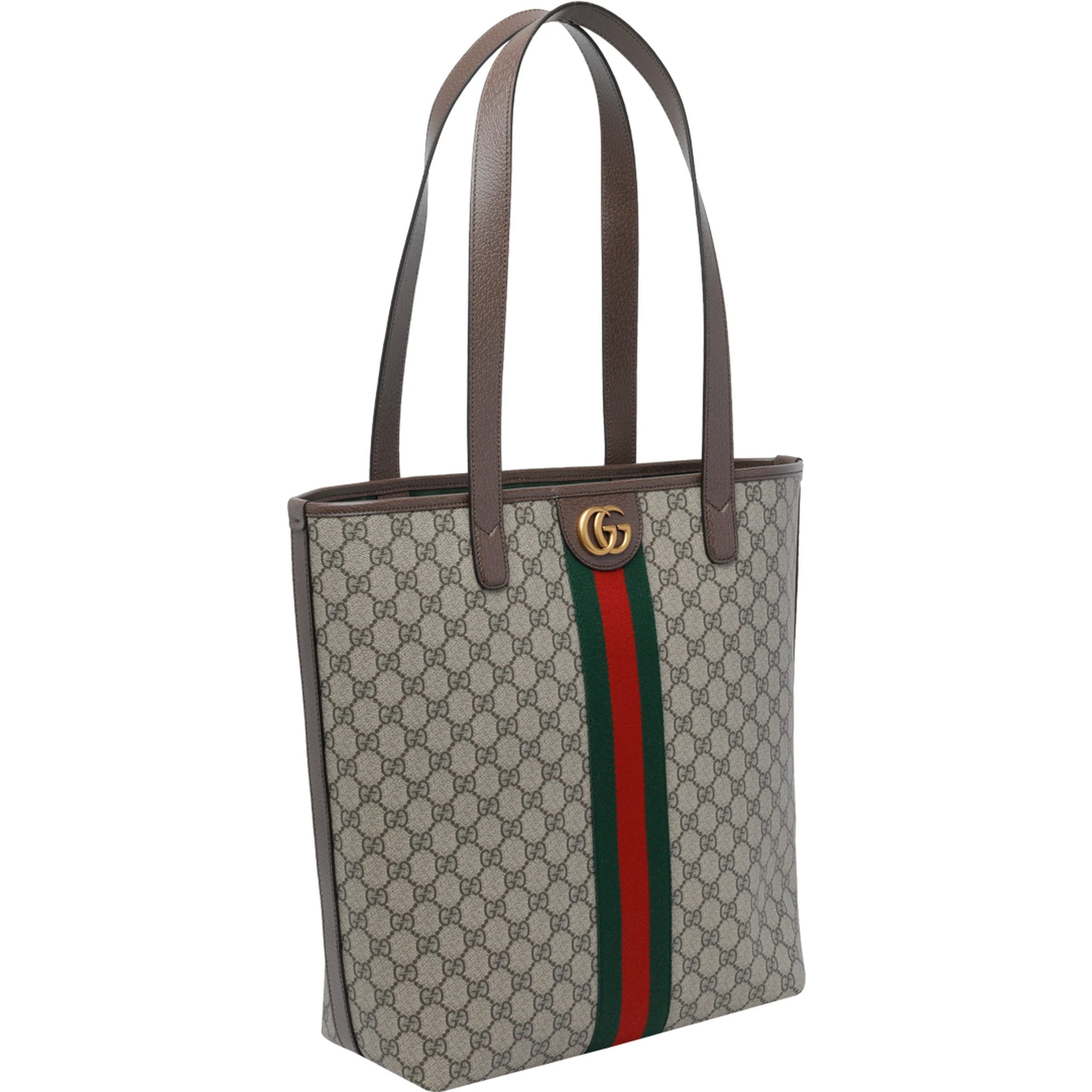 Brown Medium Ophidia shopping bag