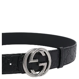 أحزمة غوتشي سوداء