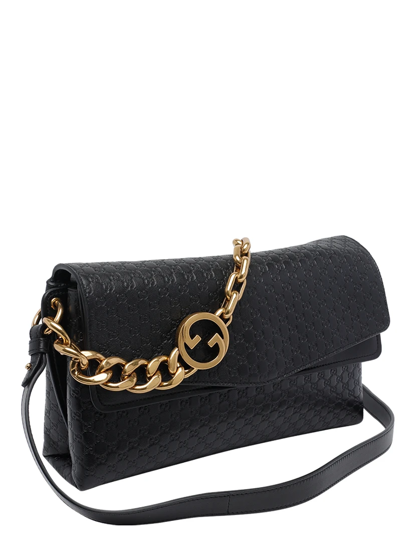 Black Medium GG chain shoulder bag